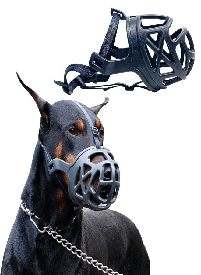 Sage Square Dog Muzzle,Soft Basket Silicone Muzzles for Dog, Best to Prevent Biting, Chewing and Barking, Allows Drinking and Panting (Extra Large) - Image 1